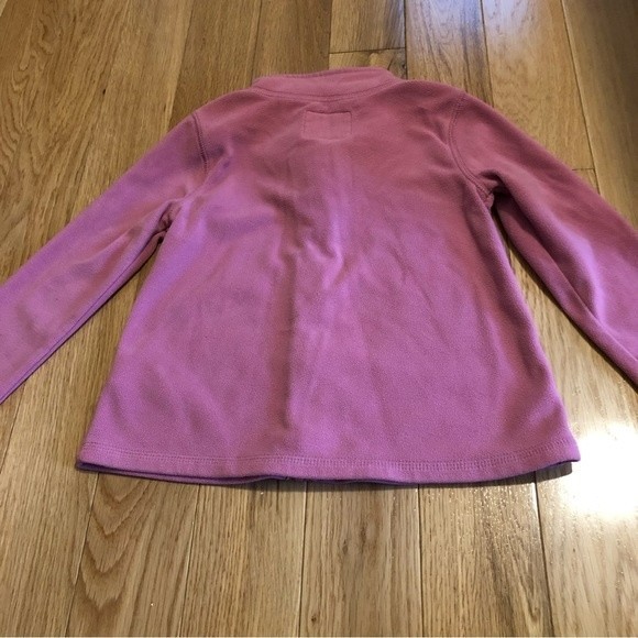 Osh Kosh B’Gosh 4T Girls Full Zip Pink Fleece Jacket - Picture 5 of 5